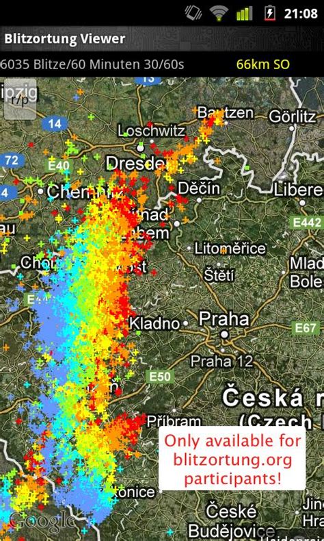 current lightning strikes|Blitzortung.org .